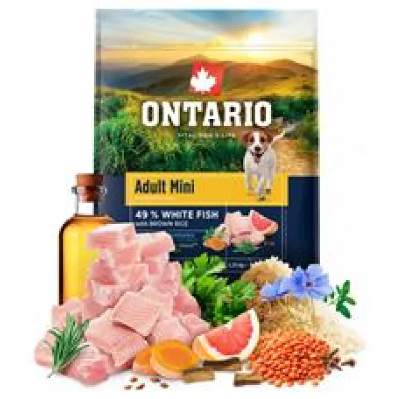 Ontario Adult Mini Fish & Brown Rice 6,5kg