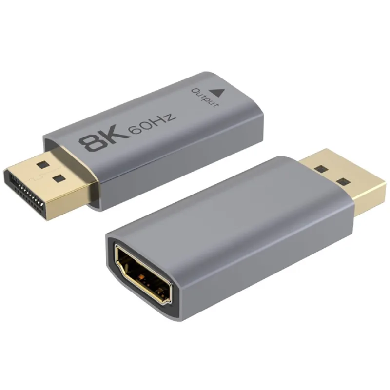 PremiumCord adaptér DisplayPort - HDMI, 8K@60Hz, 4K@ 144Hz Male/Female,…