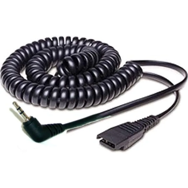 Jabra QD-2, 5mm, 0, 5-2m, coiled 8800-01-46