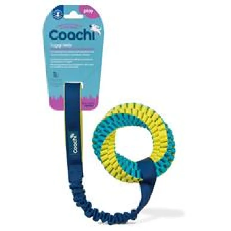 Hračka bavlna Coachi Tuggi Helix modrá-zelená TCOA 1 ks