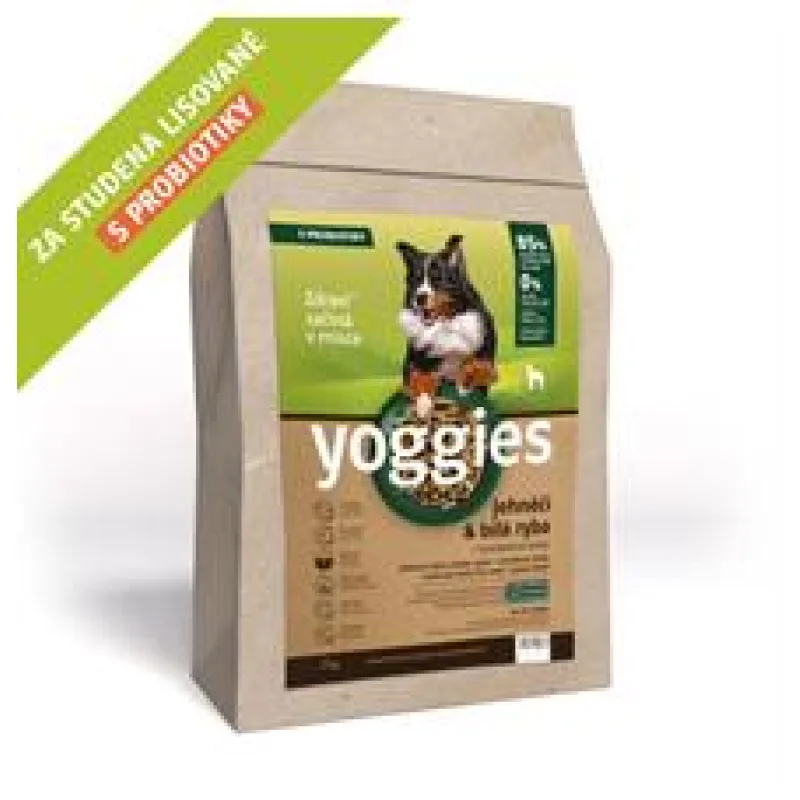 Yoggies, Jehnečí a bílá ryba, granule lisované za studena 2 kg