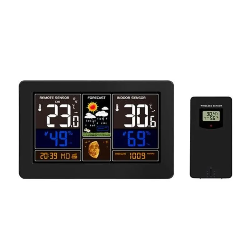 Solight Meteostanica, aplikácia Smart Life, extra veľký farebný LCD,…