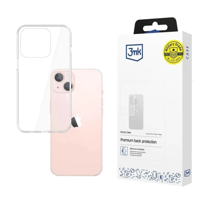 3mk ochranný kryt Armor Case pro Apple iPhone 14, čirá 5903108476416