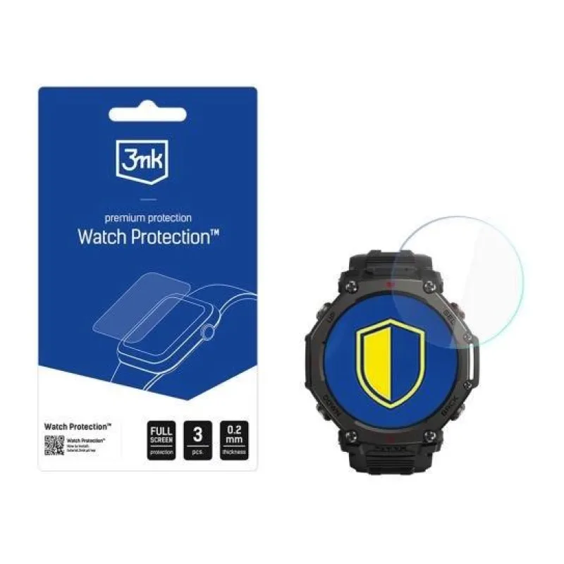 3mk hybridní sklo Watch Protection FlexibleGlass pro Amazfit T-Rex 3 Pro…
