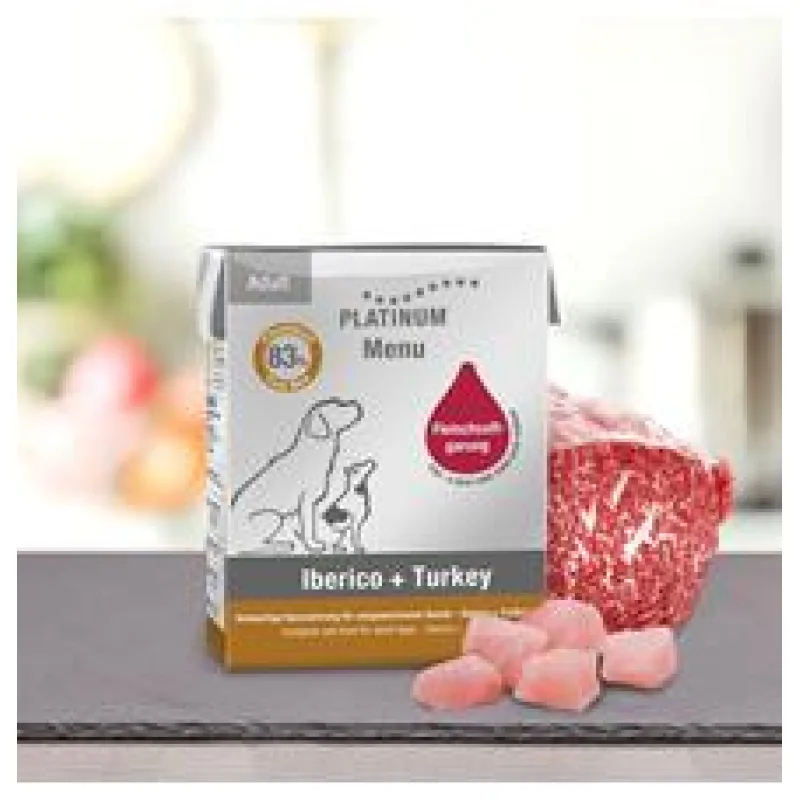 Paštika Platinum Natural Menu Iberico + Turkey 90g
