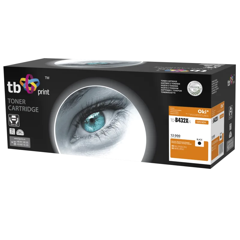 Toner TB kompat. s OKI B432, Black, new TO-B432XN
