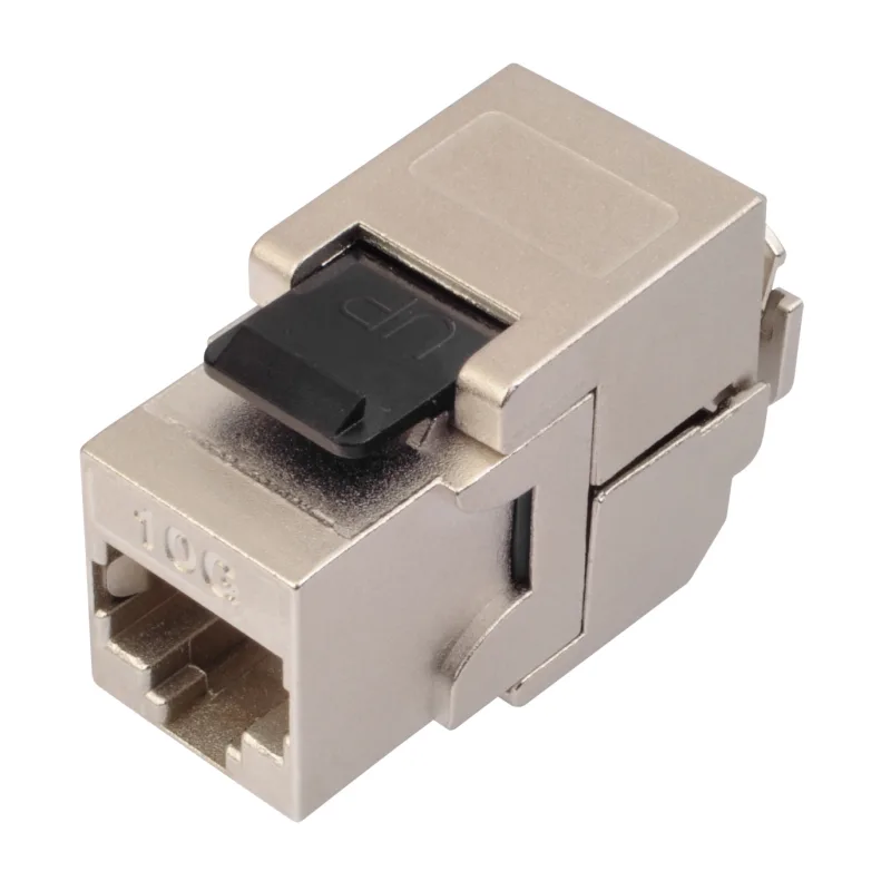 Samorezný keystone Solarix CAT6A STP RJ45 SXKJ-10G-STP-BK-SA Component…