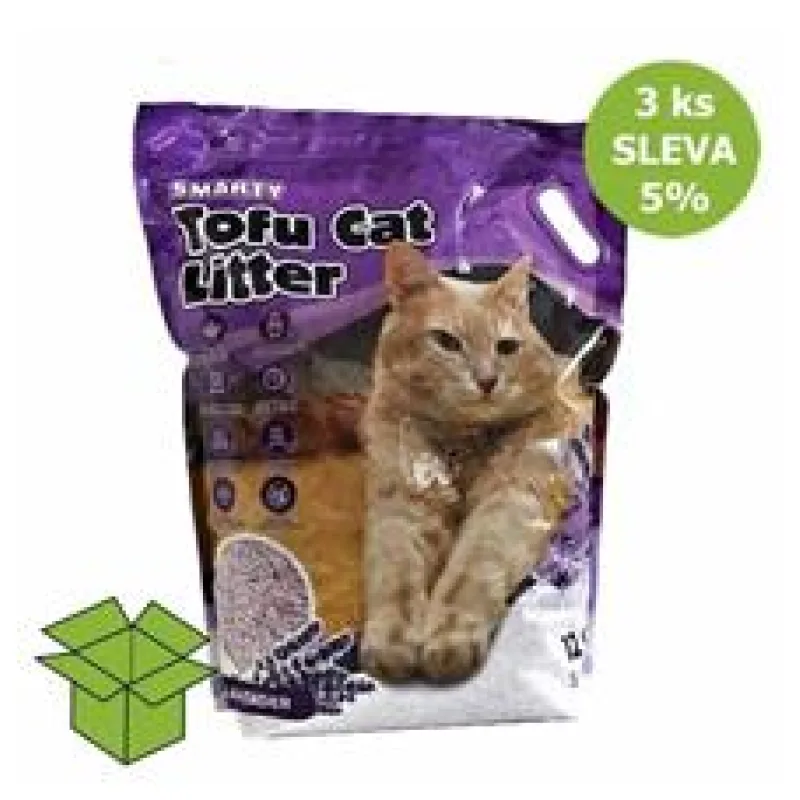 Smarty Tofu Cat Litter Lavender podestýlka 3x12l