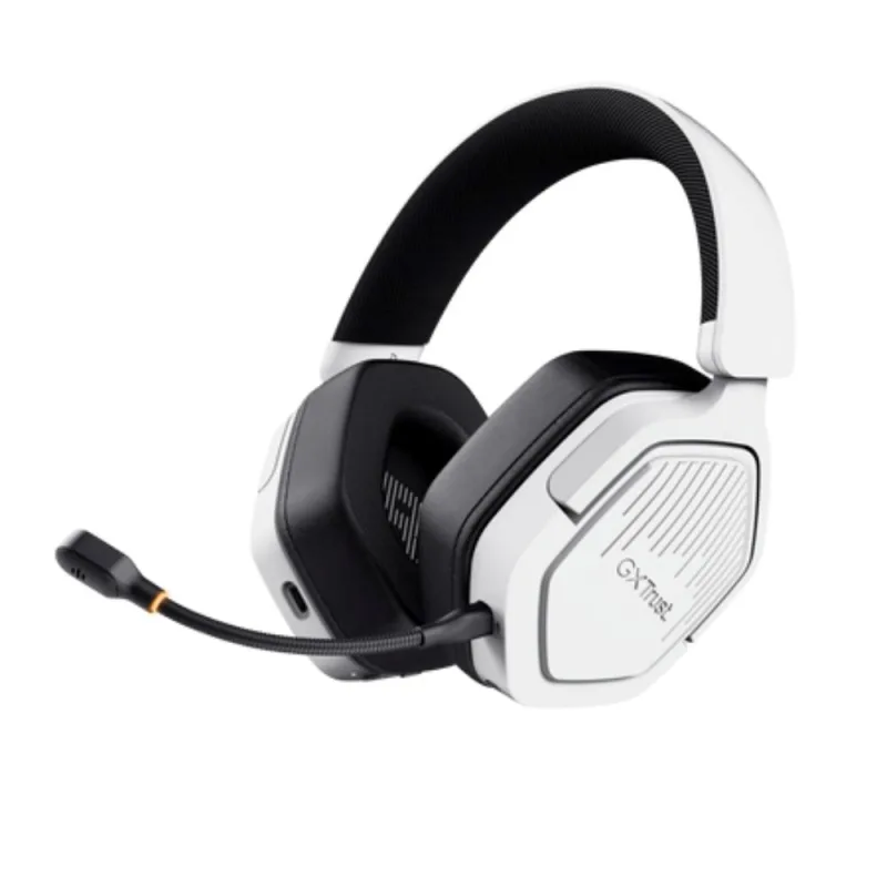 TRUST Herní sluchátka GXT 493W Carus, Bluetooth, 2.4GHz, bílá 25534
