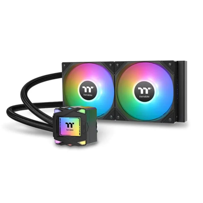 THERMALTAKE Vodní chladič LA240 ARGB, 2x120mm ARGB, LGA1851, AM5, …