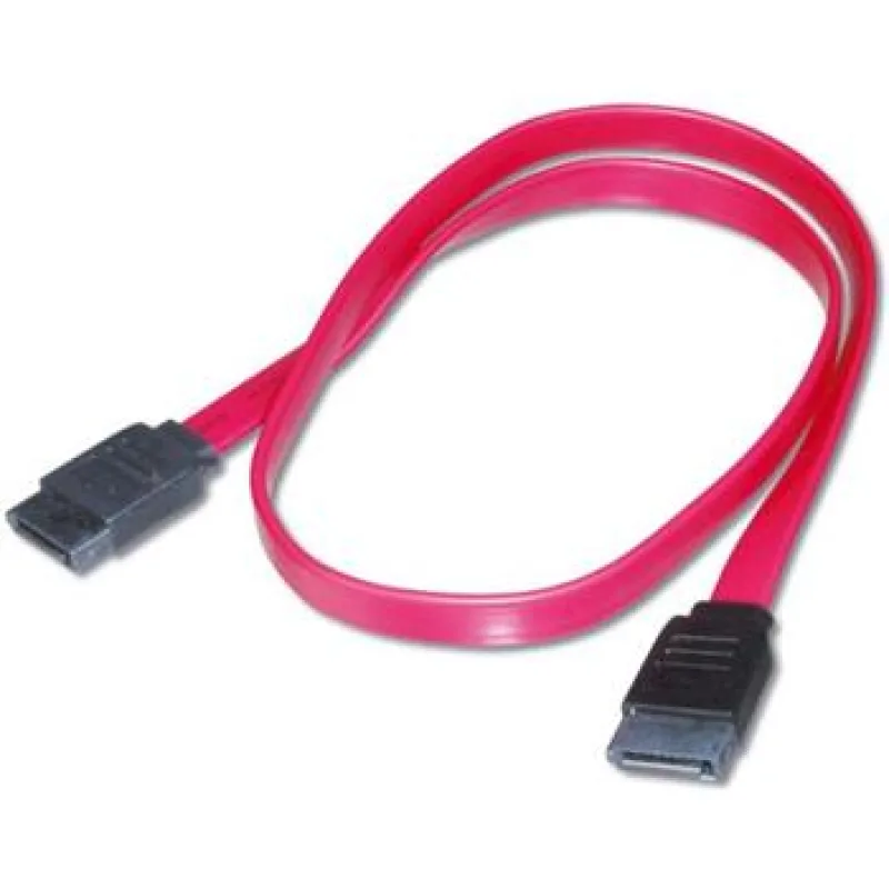 PremiumCord 0, 5m dátový kábel SATA 1.5/ 3.0 GBit/ s červený kfsa-1-05