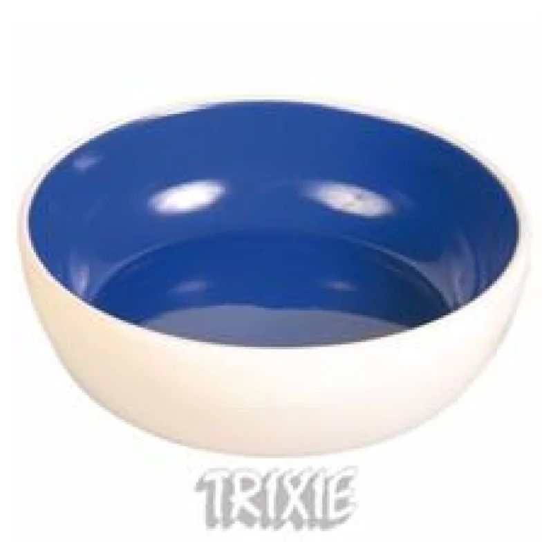 Keramická miska s glazurou krémovo/modrá 300 ml/ 12 cm