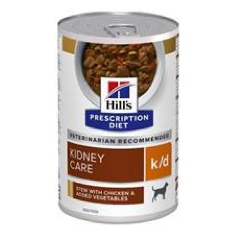 Hill’s Can. PD K/D Kidney Chicken&Veget stew Konz. 354g NEW