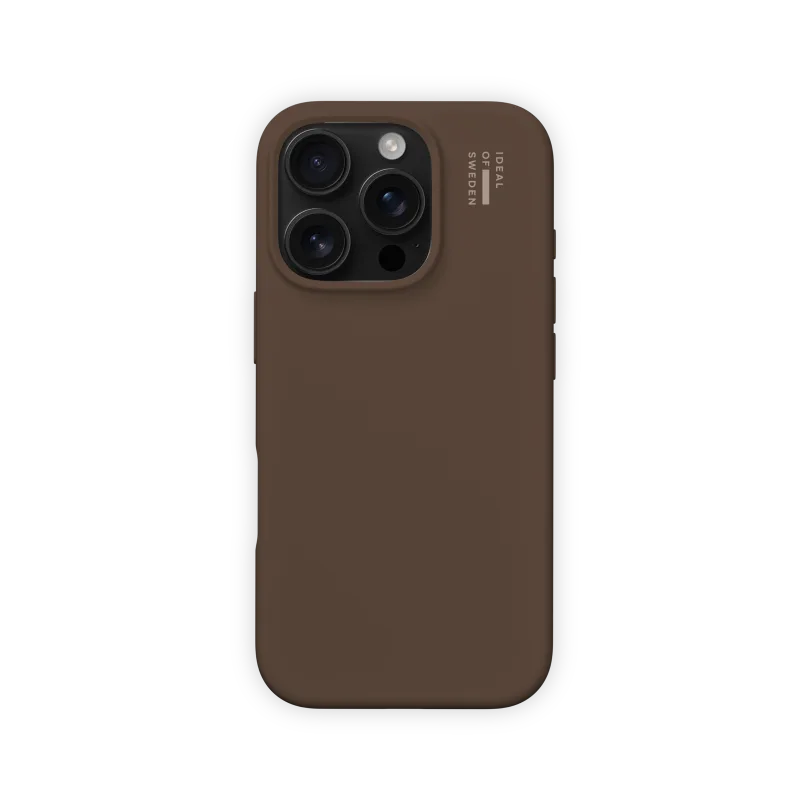 iDeal Silicone Case MagSafe iPhone 16 Pro Mocha Mousse IDSICMS-I2461P-562