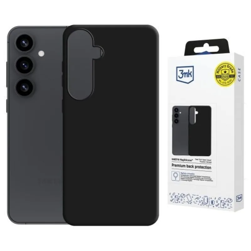 3mk ochranný kryt HARDY MagSilicone pro Samsung Galaxy S25 Black…