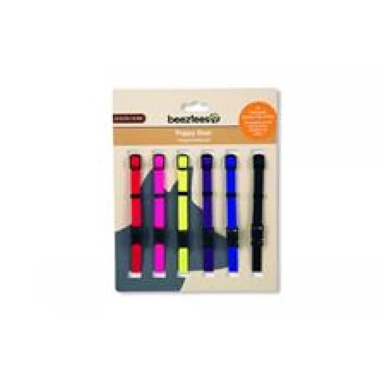 Beeztees Obojek pro štěňata 6ks 22-35cm x 10mm