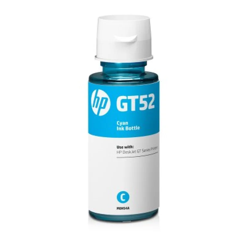 HP GT52 - azúrová fľaštička s atramentom M0H54AE