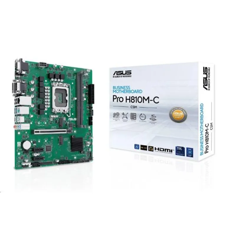 ASUS PRO H810M-C-CSM soc 1851 H810 DDR5 mATX D-Sub DVI HDMI DP 90MB1KHP…