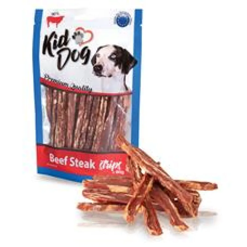 KIDDOG hovězí steak v proužku 500 g