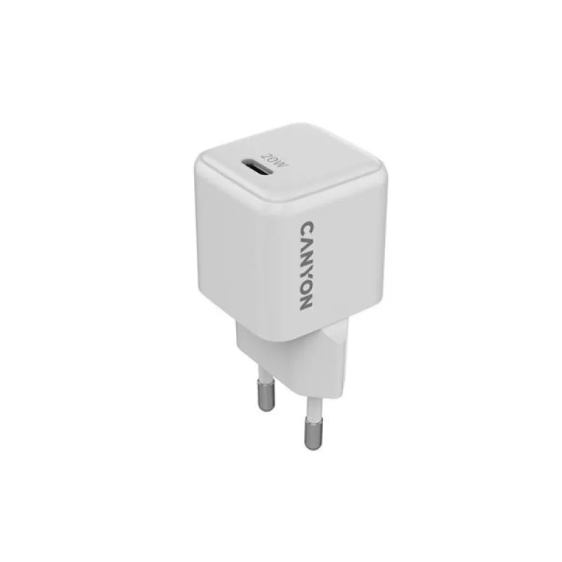 Canyon CU20C vysokorýchlostná univerzálna nabíjačka do steny 1x USB-C 20W…