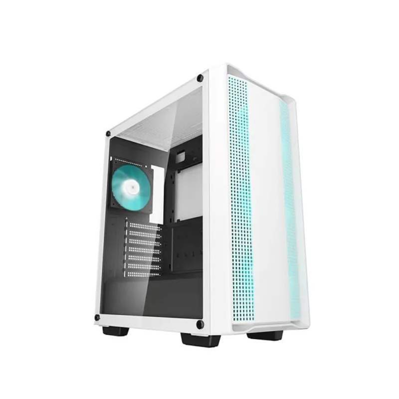 DEEPCOOL Case CC560 WH V2, ATX, Průhledná bočnice, 4x120mm Fan, bílá…