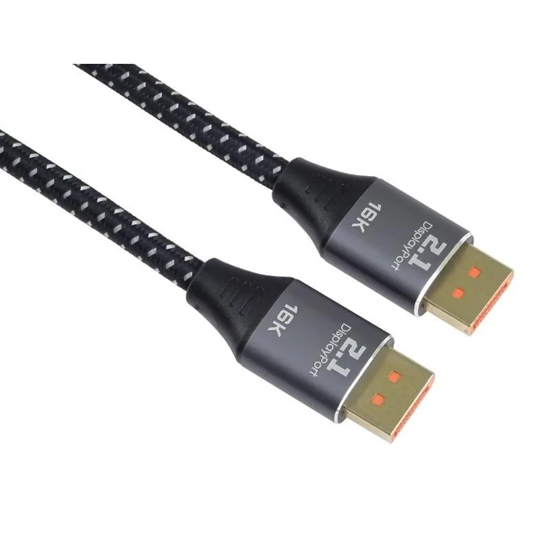 PREMIUMCORD Kabel DisplayPort 2.1, 16K@60Hz, 8K@120Hz, 1.5m kport11-015