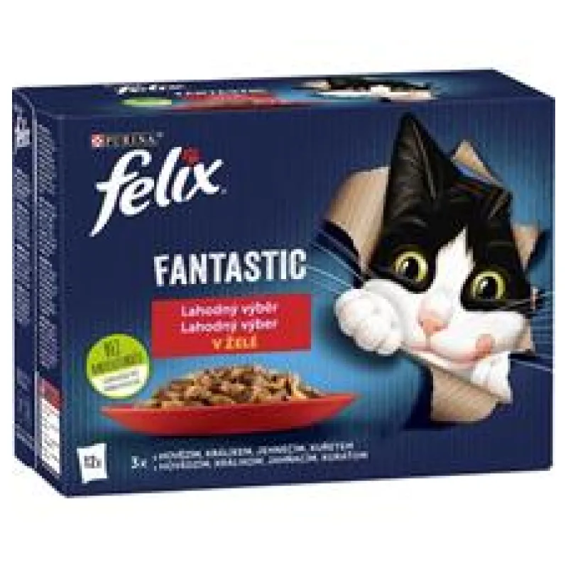 Felix cat kaps.-Fant.Multipack masový výběr 12 x 85g