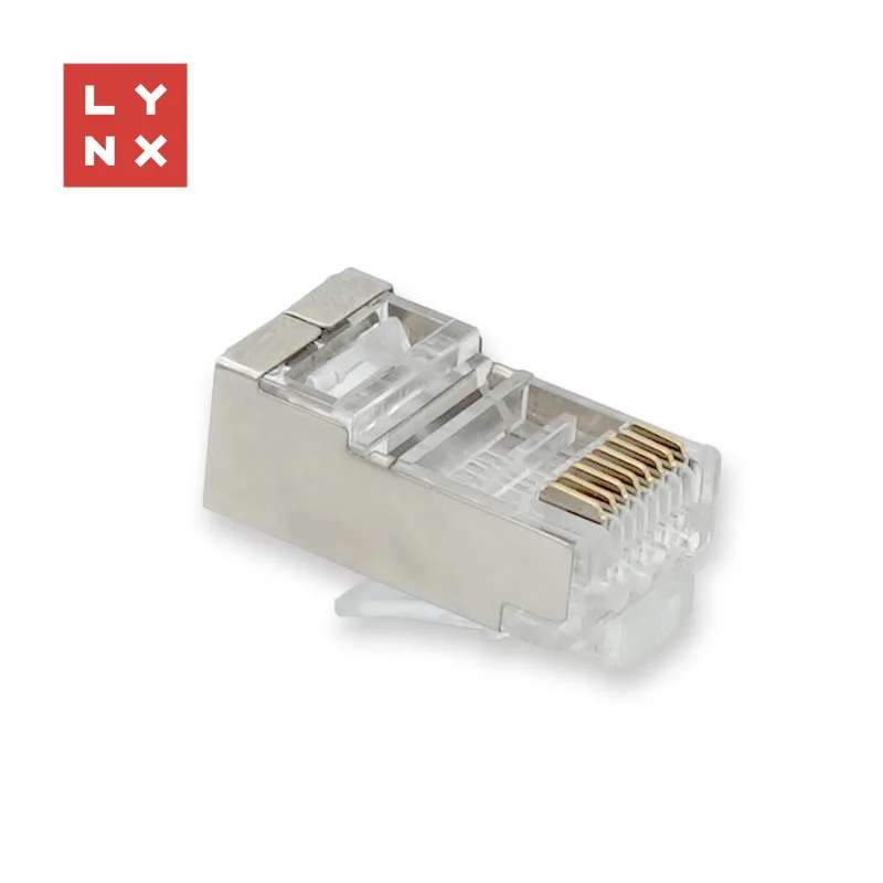 LYNX konektor STP Cat6a, 50µ, 100ks LX-CON-CAT6A-STP-50