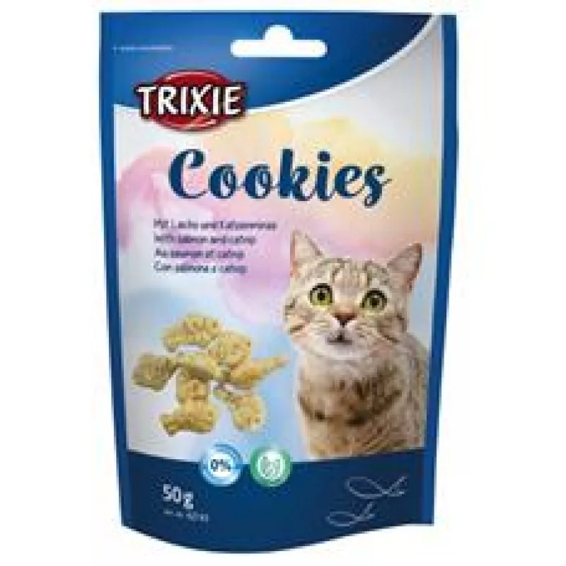 COOKIES s lososem a catnipem 50 g