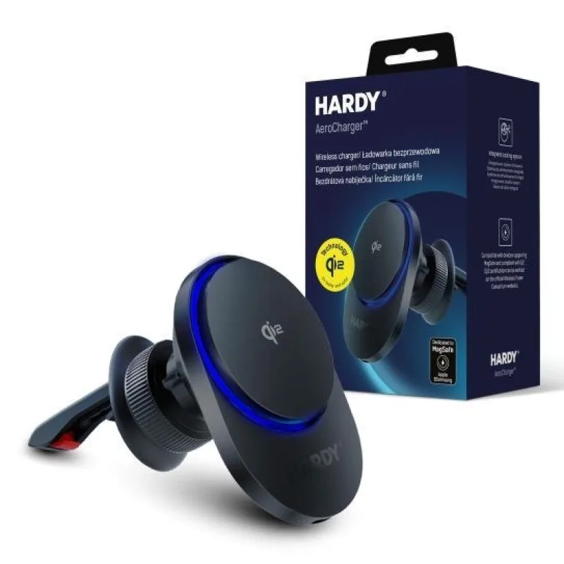 3mk HARDY AeroCharger 15W MPP Qi2 Black 5903108646536