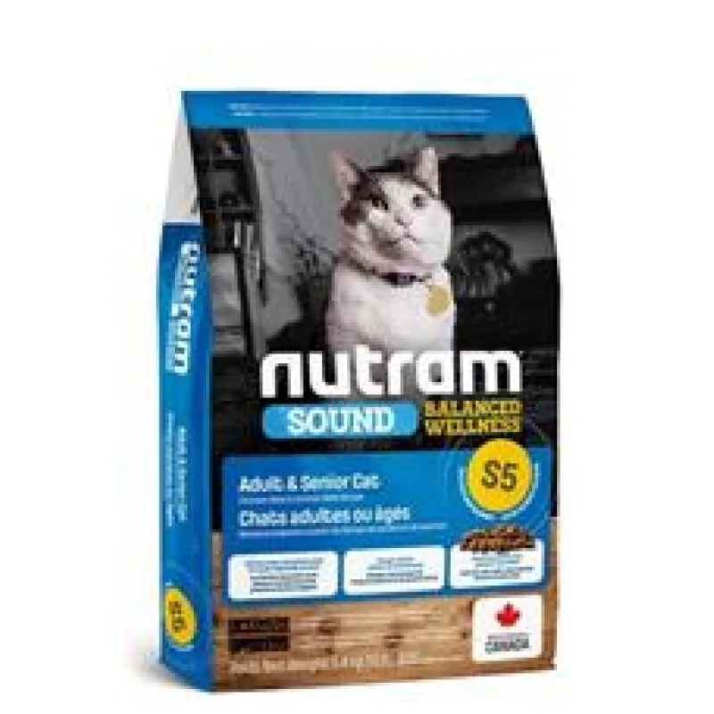 Nutram Sound Adult/Senior Cat 5,4 kg