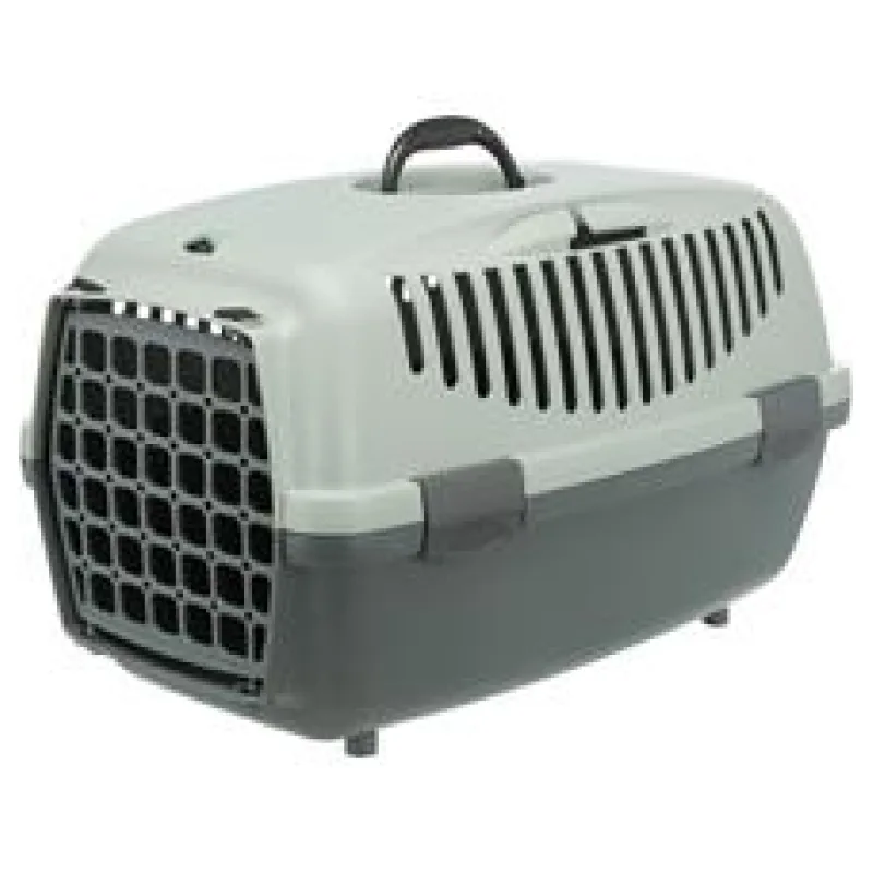 Be Eco transportní box CAPRI I, XS: 32x31x48cm (max. 6kg), antracitová/šedozelená 1 ks