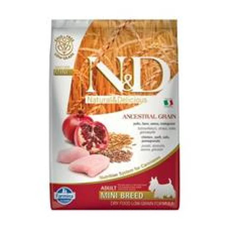 N&D LG DOG Adult Mini Chicken & Pomegranate 7 kg