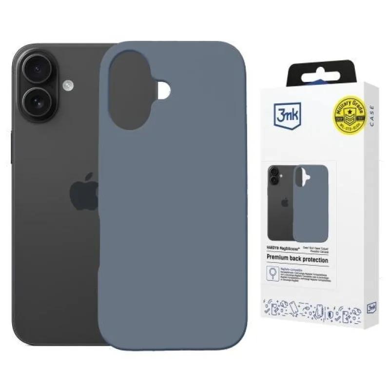 3mk ochranný kryt HARDY MagSilicone pro Apple iPhone 16 Ultramarine…