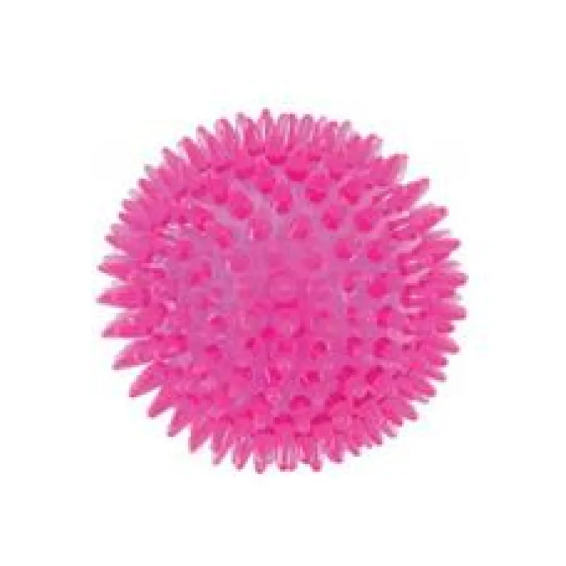 Hračka pes BALL SPIKE TPR POP s ostny Zolux 13 cm tyrkysová