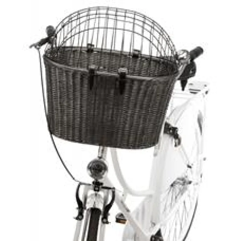 Transportní košík na řidítka, 44 x 34 x 41cm, antracit (max. 5kg) 1 ks