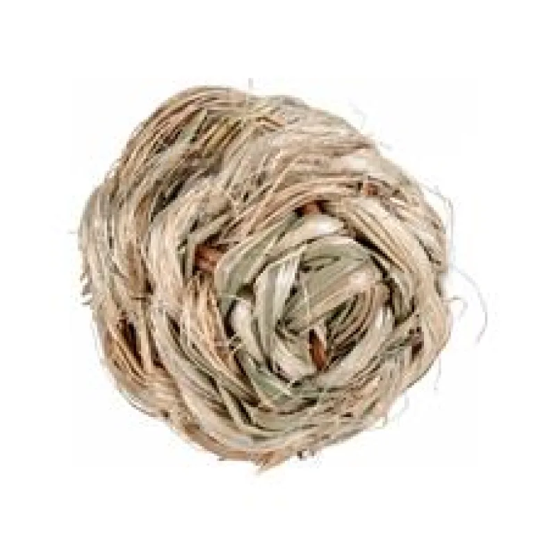 Míček s rolničkou z trávy 6 cm