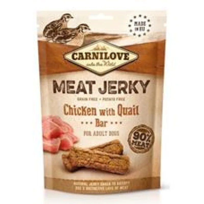 Carnilove Dog Jerky Quail&Chicken Bar 100 g