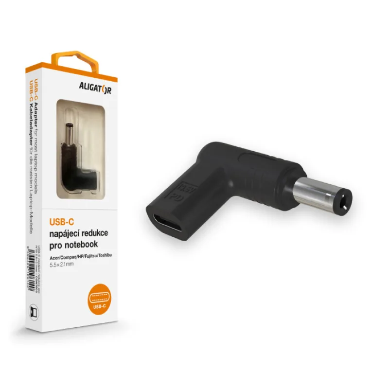 Aligator USB-C napájacia redukcia 5, 5 x 2, 1 mm pre notebooky Acer/…