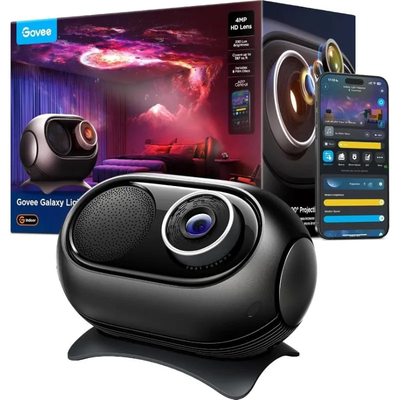 Govee Galaxy Light Projector 2 Pro Matter s reproduktorem H609D311