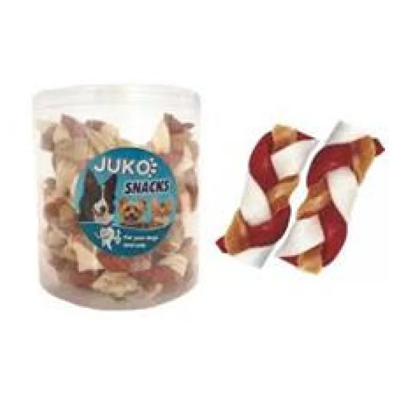 Splétaný copánek Hovězí JUKO Snacks Mint