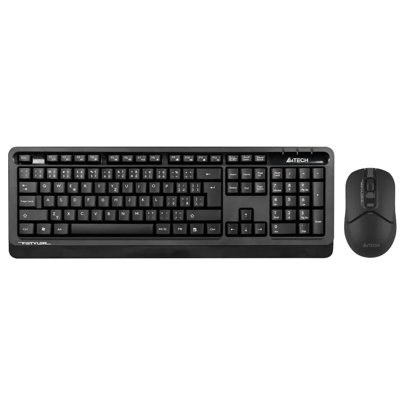 A4tech Bezdrátový kancelářský set klávesnice+myš FG1012S, CZ/ SK, černá…