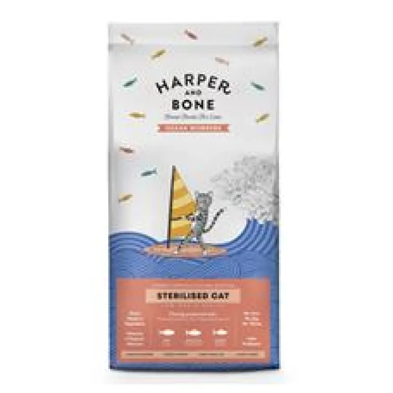 Harper and Bone Cat Sterilised divy oceánu 2 kg