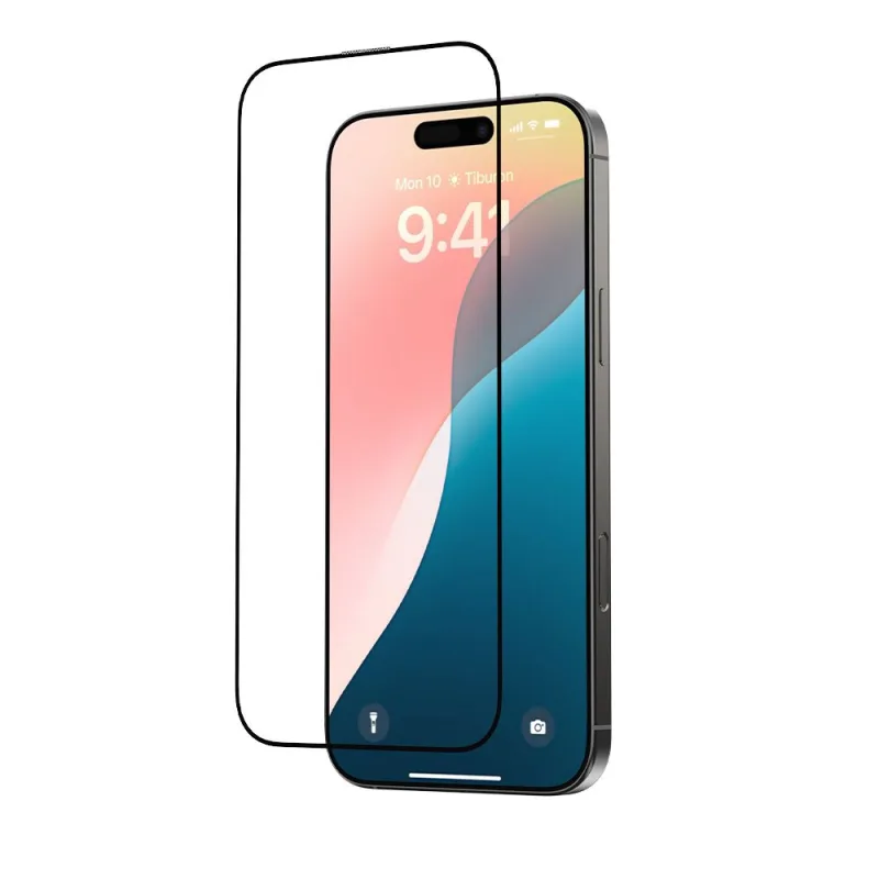 Devia ochranné sklo Star Series pre iPhone 16 Pro - Black Frame…