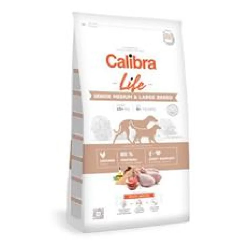 Calibra Dog Life Senior Medium&Large Chicken 2 x 12 kg