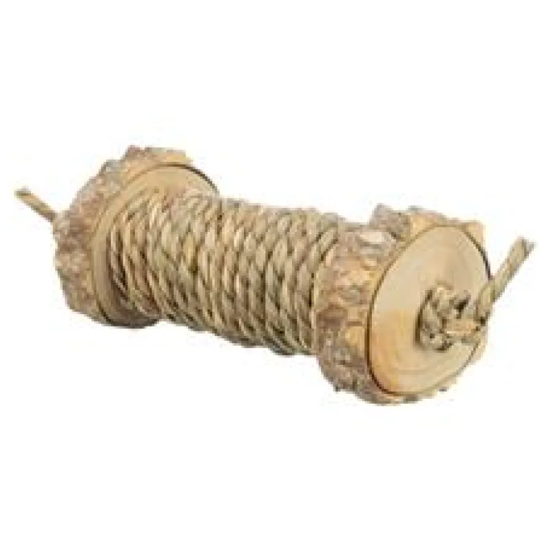Rolka s mořskou trávou - hračka pro hlodavce, dřevo, 5 x 18 cm 1 ks