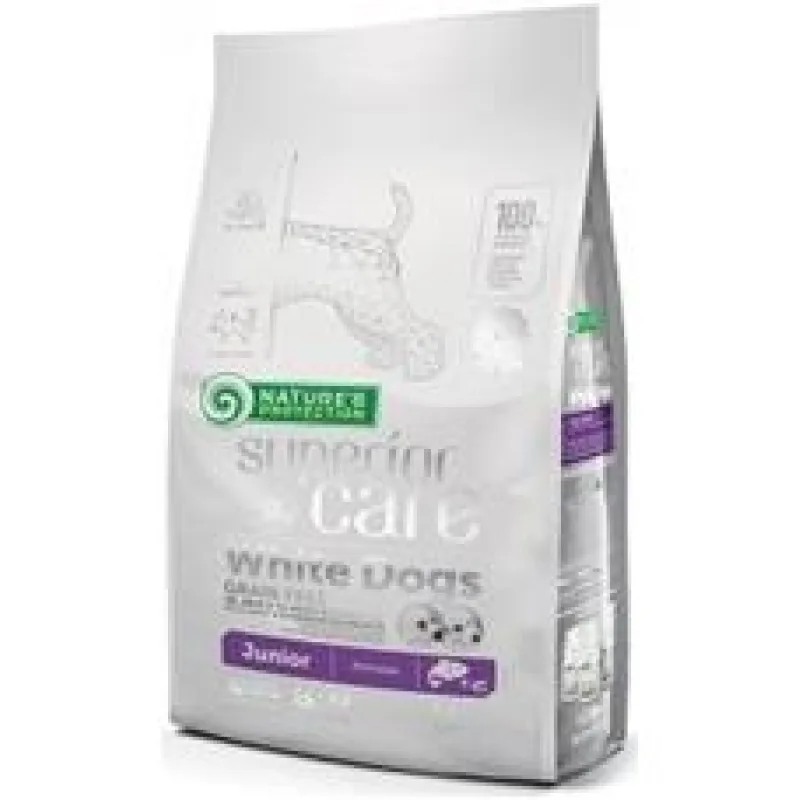Nature’s Protection Superior Care Dog Dry White Dogs Junior Grain Free Salmon 1,5 kg