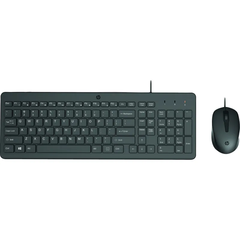 HP- 150 Wired Mouse and Keyboard EN 240J7AA#ABB