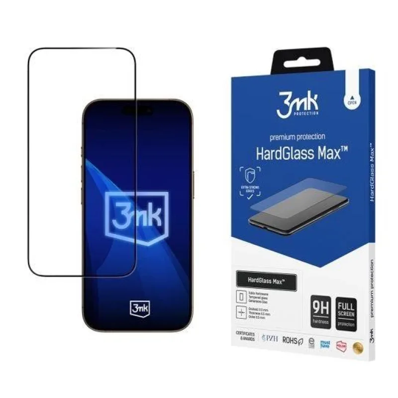 3mk tvrzené sklo HardGlass Max Black pro Apple iPhone 17 Pro Max…
