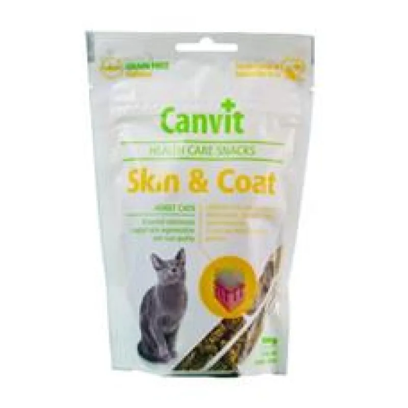 Canvit Snacks CAT Skin & Coat 100 g